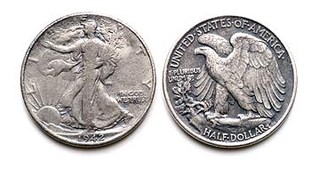 1942 Walking Liberty Half